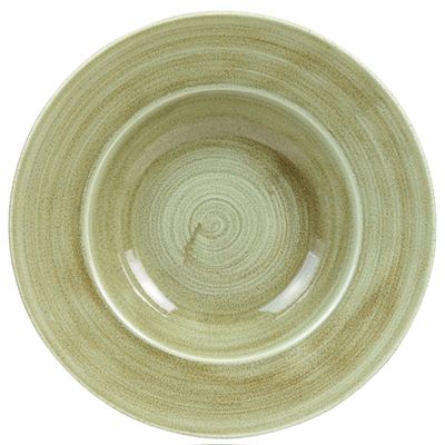 Churchill - Piatto fondo con falda 28 cm Patina Burnished Green