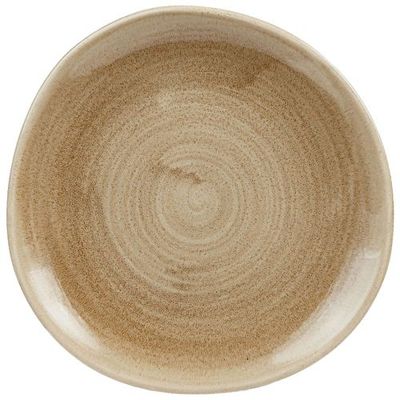 Churchill - Piatto piano organico 21 cm Patina Antique Taupe