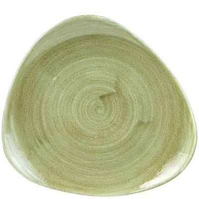 Churchill - Piatto triangolare 19,2 cm Patina Burnished Green