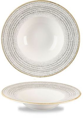 Churchill - Piatto fondo con falda 28 cm Homespun Stone Grey Studio Prints