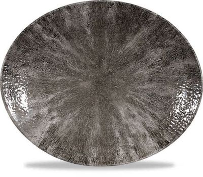 Churchill - Piatto ovale 27 x 22,9 cm Stone Quartz Black Studio Prints
