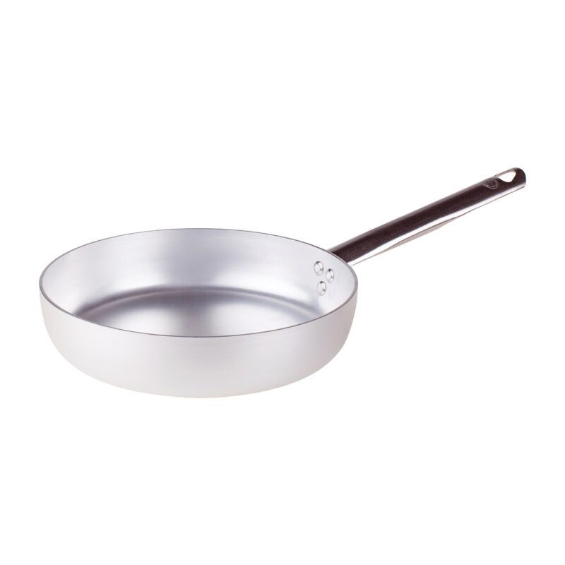 Agnelli - Padella Cilindrica 1 Manico 34 cm Alluminio 111 - 3 mm