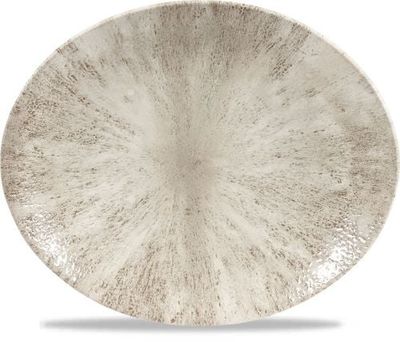 Churchill - Piatto ovale 27 x 22,9 cm Stone Agate Grey Studio Prints