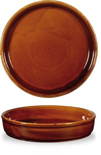 Churchill - Piatto con bordo 20 cm Simmer Brown Rustics Simmer