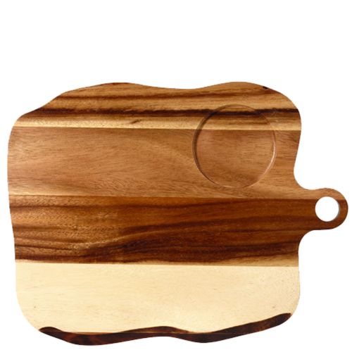 Churchill - Tagliere 1 rientranza 27 x 35 cm Natural Acacia