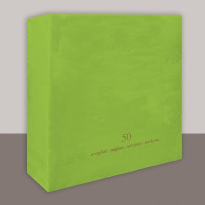 Tovagliolo Kiwi 2 veli 33x33 cm 1350 pezzi - Tirolix