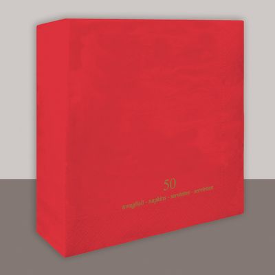 Tovagliolo Baccarà 2 veli 40x40 cm 1200 pezzi - Tirolix