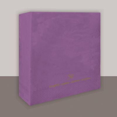 Tovagliolo Viola 2 veli 33x33 cm 1350 pezzi - Tirolix