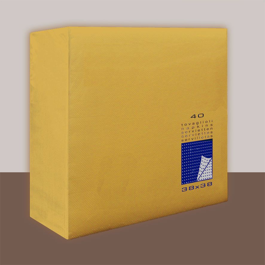 Tovagliolo Ambra 2 veli 38x38 cm Punta/Punta 1440 pezzi - Tirolix