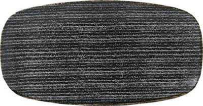 Churchill - Piatto oblungo 35,5 x 18,9 cm Homespun Charcoal Black Studio Prints