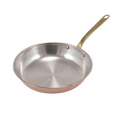 Padella 1 Manico 36 cm Rame Stagnato - L.A.R.