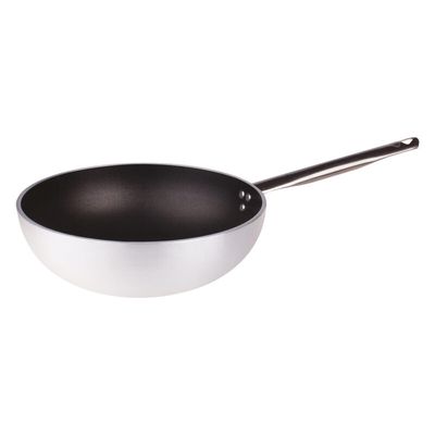 Agnelli - Wok 28 cm Alluminio Antiaderente - 5 mm - Radiante