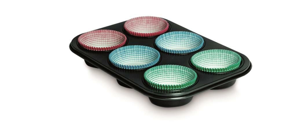 Stampo 6 Muffin + 30 Pirottini Gardenia - Guardini