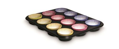 Stampo 12 Muffin + 60 Pirottini Gardenia - Guardini