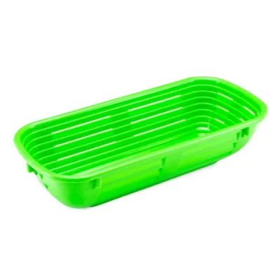 Cestino Rettangolare Lievitazione 27 x 12 cm Verde - Thermohauser