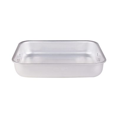 Agnelli - Rostiera Rettangolare 2 Manici 50 x 33 cm Forno - Alluminio - 5 mm