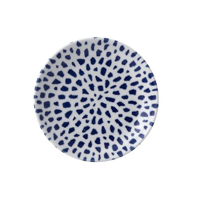 Piatto coupè 21.7 cm - Terrazo Blue Dudson
