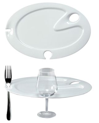 Tirolix - Piatto Buffet Con Foro 32 cm Plates