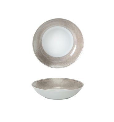 Tirolix - Piatto Fondo 20,5 cm Grigio Matiz