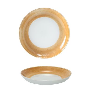 Tirolix - Piatto Pasta 27 cm Ocra Matiz