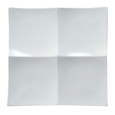 Tirolix - Piatto Quadro 4 Scomparti 29 x 29 cm Antipastiere