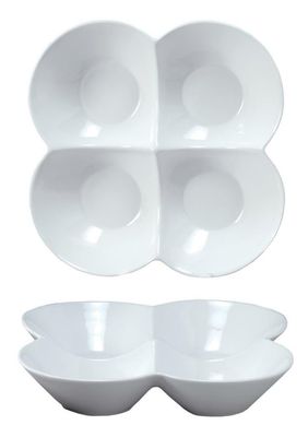 Tirolix - Antipastiera Fiore 4 Scomparti 25 cm Antipastiere