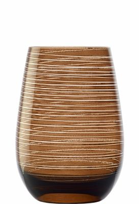 Bicchiere Marrone 46,5 cl Twister - Stölzle Lausitz