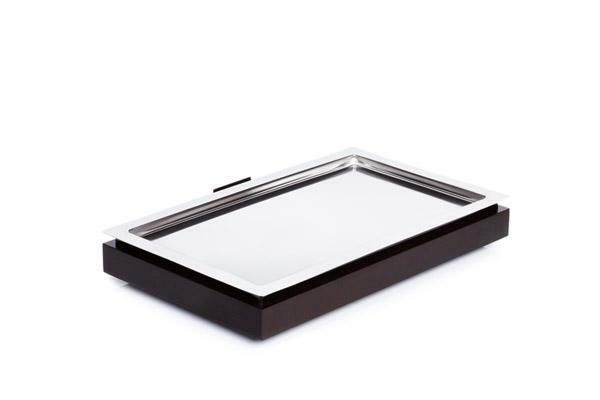APS - Vassoio refrigerante GN "Frames" 32,5 x 53 cm Marrone