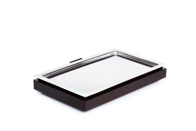 APS - Vassoio refrigerante GN "Frames" 32,5 x 53 cm Marrone