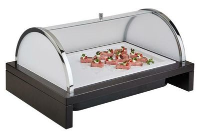 APS - Vetrina refrigerante &quot;Bridge&quot; 42,5 x 63,5 cm Nero