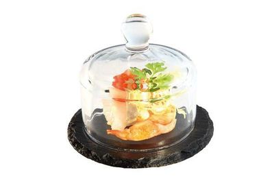 APS - Cupola con piatto in ardesia 10,5 cm