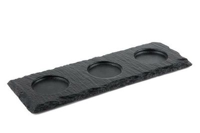 APS - Vassoio ardesia naturale 10 x 28 cm