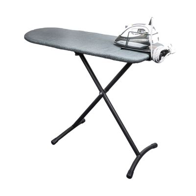 Aliseo - Asse da stiro con collegamento elettrico EU Mini-Max Steamworks Argento 40 x 100 cm