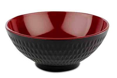 APS - Ciotola "Asia Plus" 16 cm Rosso, Nero