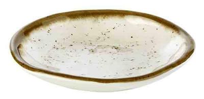 APS - Piatto &quot;Stone Art&quot; 15,5 cm Bianco, Marrone