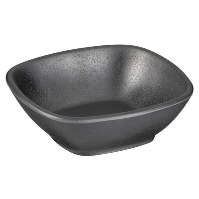 APS - Ciotola quadrata &quot;Zen&quot; 12 x 12 cm Nero