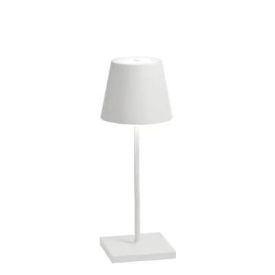 Lampada da tavolo 30 x 11 cm Poldina Mini Bianco - Zafferano