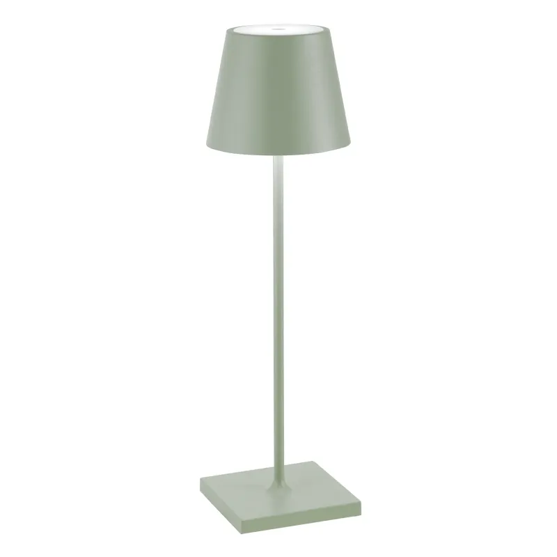 Lampada da tavolo 38 x 11 cm Poldina Salvia - Zafferano