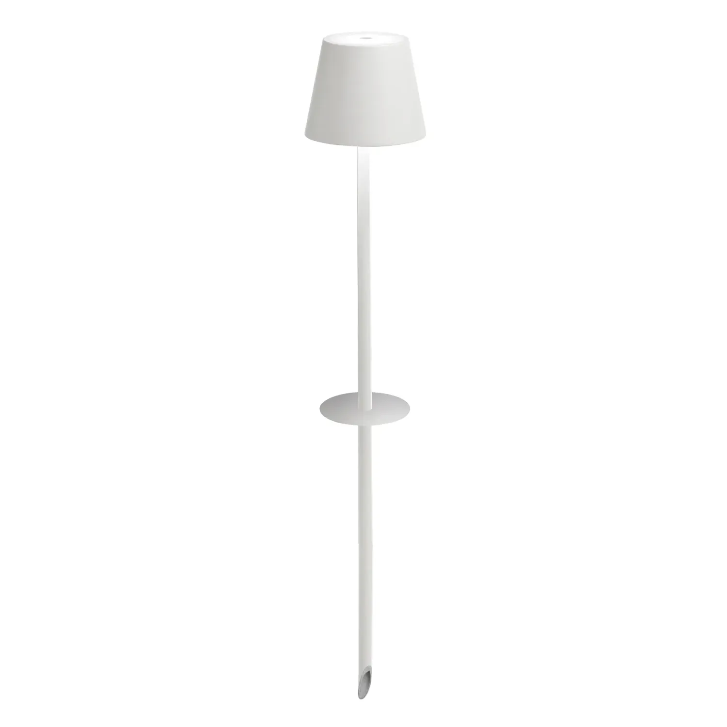 Lampada con picchetto 60 x 11 cm Poldina Bianco - Zafferano