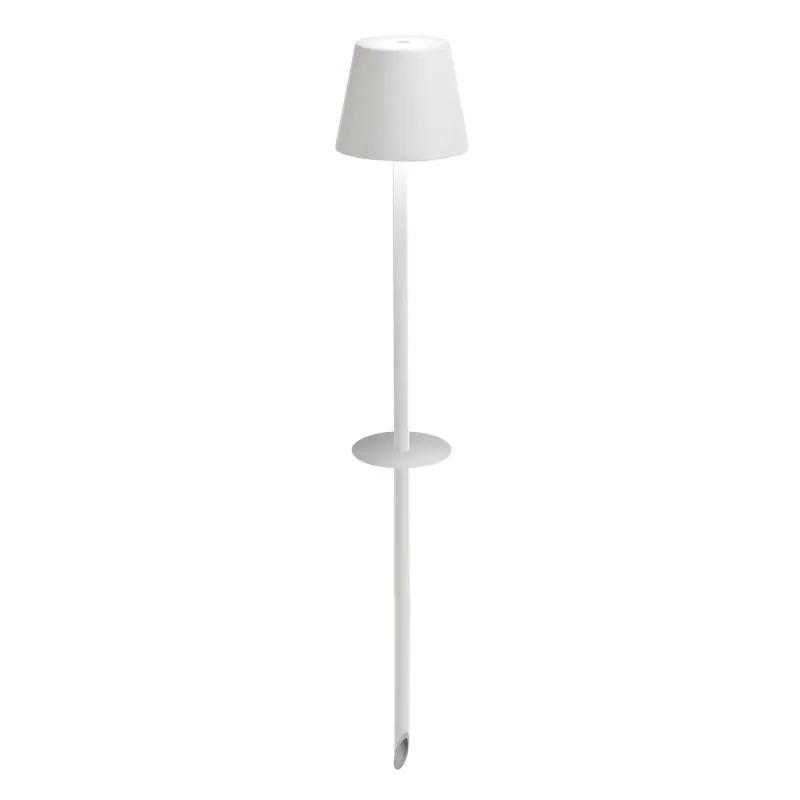 Lampada con picchetto 60 x 11 cm Poldina Bianco - Zafferano
