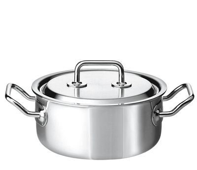 Spring - Pentola bassa con coperchio 24 cm Brigade Premium