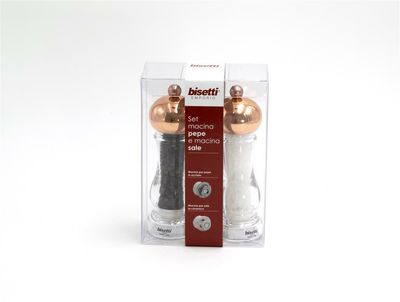Bisetti - Set Macinasale/Pepe 16,5 cm Testa Rame