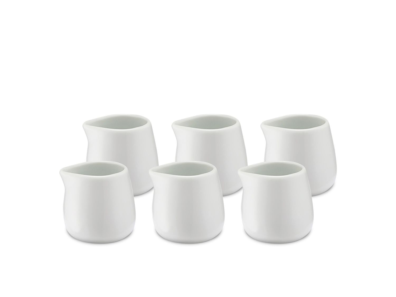 Set 6 lattiere in porcellana 20 ml - Weis