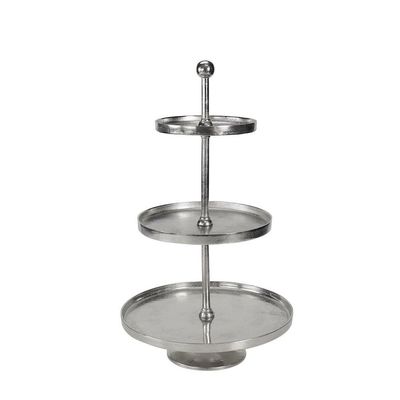 Tirolix - Alzata 3 Piani 65 cm Saint Tropez Silver
