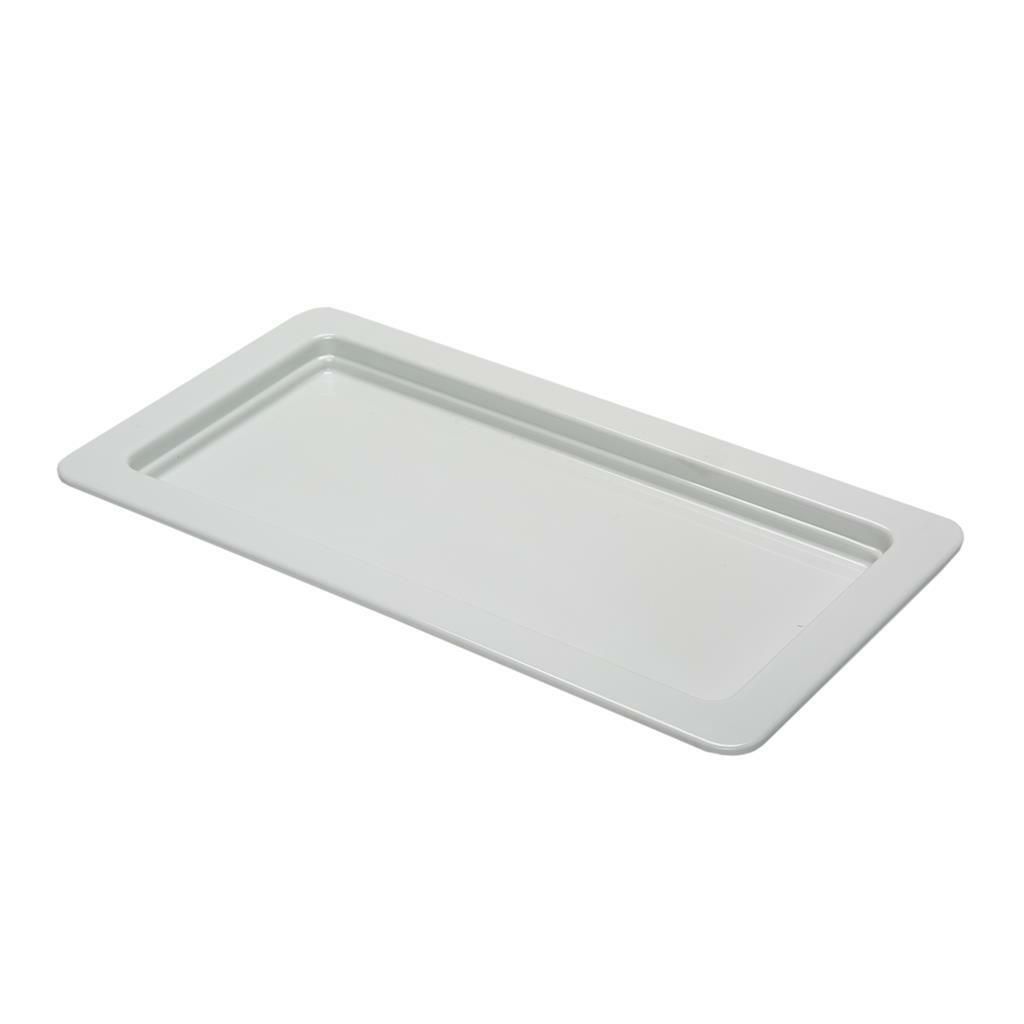 Tirolix - Vassoio Gastronorm 1/3 32,5 x 17,5 cm Bianco Melamina