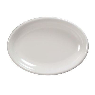 Tirolix - Vassoio Ovale Fondo 45 x 33 cm Bianco Melamina
