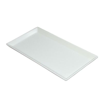 Tirolix - Vassoio Rettangolare 35 x 17 cm Bianco Melamina