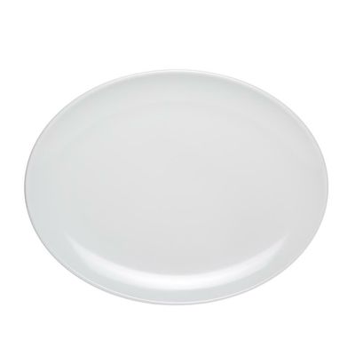 Tirolix - Vassoio Ovale 33 x 25,5 cm Bianco Melamina