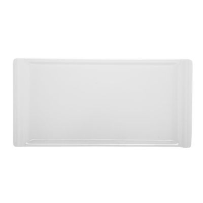 Tirolix - Piatto Rettangolare 30 x 15 cm Bianco Melamina