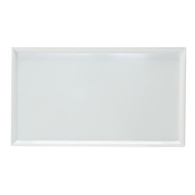 Tirolix - Piatto Rettangolare 42 x 24,5 cm Bianco Melamina